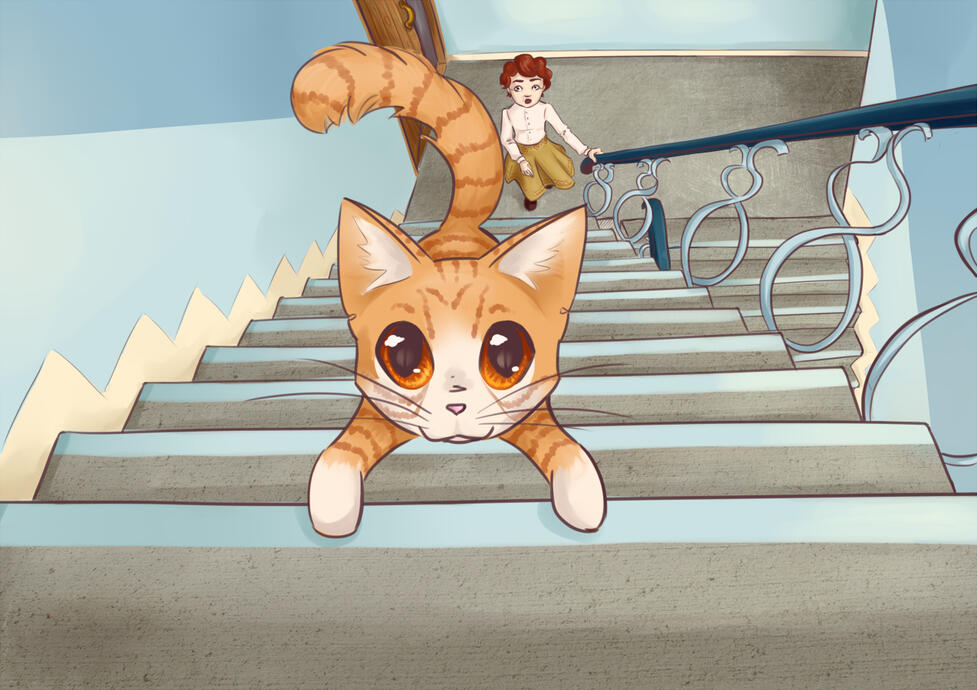 He seizes his chance!