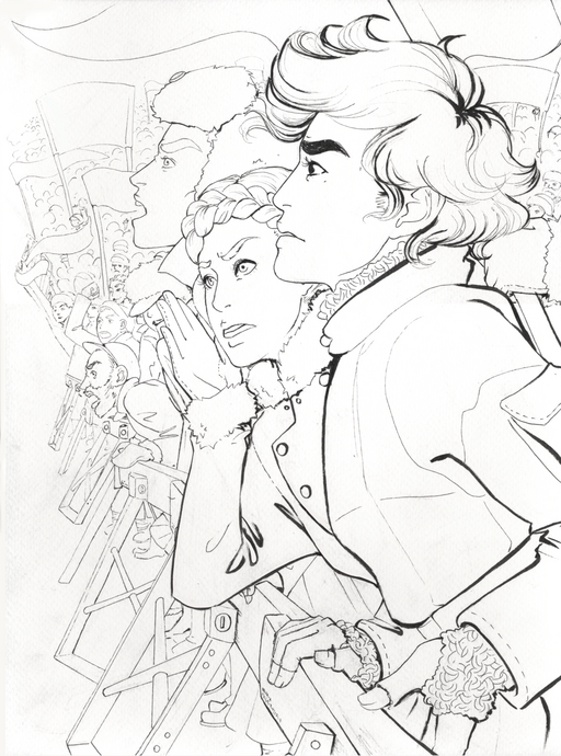 Poster - Ink on Watercolor Paper